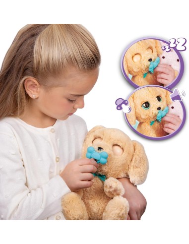 Baby Paws Labrador Cucciolo Peluche Interattivo 23cm AGR921146 IMC Toys | Futurartshop.com