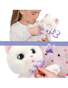 Baby Paws Cat Kitten Sounds Opens Eyes Carrier Bag 3+ AGR927131 IMC Toys | Futurartshop.com 2