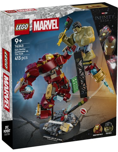 LEGO Marvel 76343 Battaglia Epica Hulkbuster vs Hulk 9+ LEG6588676 Lego | Futurartshop.com