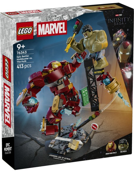 LEGO Marvel 76343 Battaglia Epica Hulkbuster vs Hulk 9+ LEG6588676 Lego | Futurartshop.com