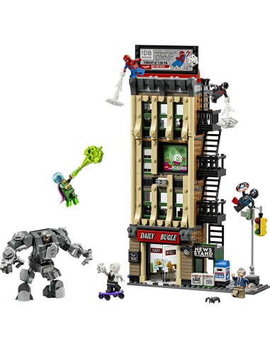 LEGO Marvel 76342 Daily Bugle 4 Levels 7 Minifigures Rhino Mech LEG6588674 Lego | Futurartshop.com