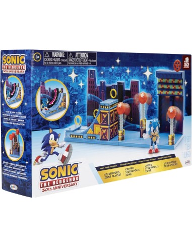 Sonic The Hedgehog Studiopolis Zone Playset with 2.5" Figure JAK40692 Jakks Pacific | Futurartshop.com