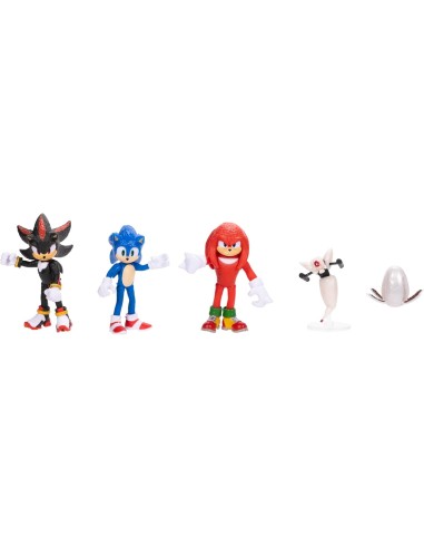 Sonic 3 Movie Multipack 2.5" Action Figures Sonic Knuckles Shadow JAK42408 Jakks Pacific | Futurartshop.com