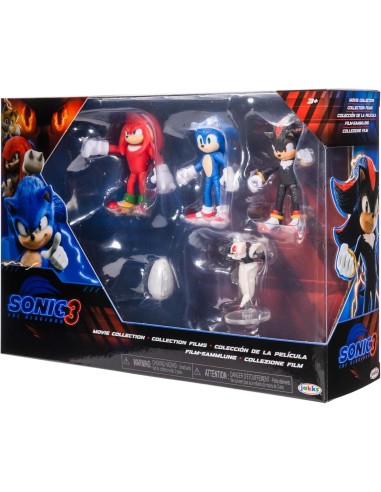 Sonic 3 Movie Multipack 2.5" Action Figures Sonic Knuckles Shadow JAK42408 Jakks Pacific | Futurartshop.com