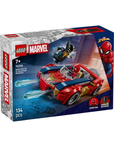 LEGO Marvel 76336 Auto Spider-Man vs Venomized Wolverine 7+ LEG6588661 Lego | Futurartshop.com