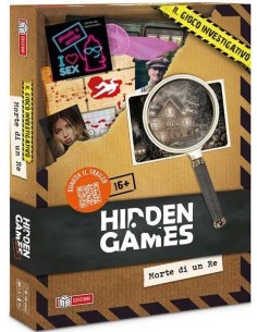Hidden Games Death of a King Detective Board Game 16+ ITA MAS116164 Ms Edizioni | Futurartshop.com