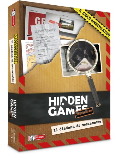 Hidden Games The Midnight Tiara Detective Game 14+ ITA MAS115680 Ms Edizioni | Futurartshop.com