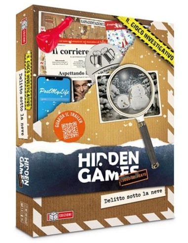 Hidden Games Crime Under the Snow Detective Game 14+ MAS116167 Ms Edizioni | Futurartshop.com