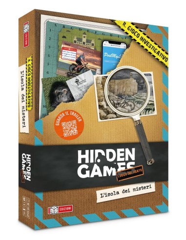 Hidden Games L'Isola dei Misteri Gioco Investigativo 14+ MAS116166 Ms Edizioni | Futurartshop.com