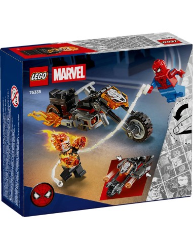 LEGO Marvel 76335 Spider-Man vs Ghost Rider Moto 6+ LEG6588659 Lego | Futurartshop.com