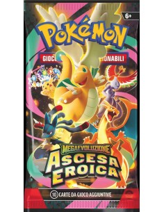 Pokémon Megaevoluzione Ascesa Eroica Bundle 6 Buste Booster ITA GAMPK10311-I The Pokémon Company | Futurartshop.com 2
