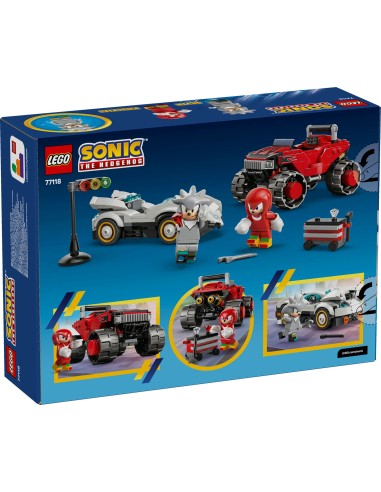 LEGO Sonic 77118 Auto Silver vs Monster Truck Knuckles LEG6588735 Lego | Futurartshop.com