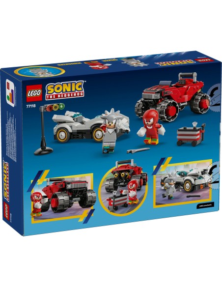 LEGO Sonic 77118 Silver's Car vs Knuckles Monster Truck LEG6588735 Lego | Futurartshop.com