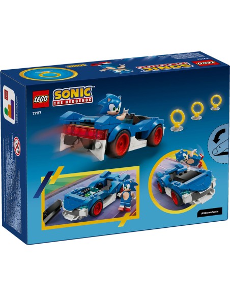 LEGO Sonic 77117 Fulmine Supersonico Auto Speedster 126pz LEG6588733 Lego | Futurartshop.com