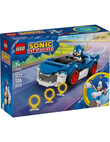 LEGO Sonic 77117 Fulmine Supersonico Auto Speedster 126pz LEG6588733 Lego | Futurartshop.com