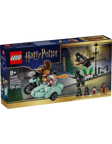 LEGO Harry Potter 76459 Fuga da Privet Drive Hagrid e Harry 8+ LEG6588697 Lego | Futurartshop.com