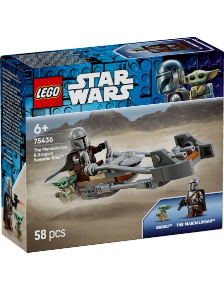 LEGO 75436 Speeder Bike Mandaloriano e Grogu Star Wars 58 Pezzi LEG6588610 Lego | Futurartshop.com