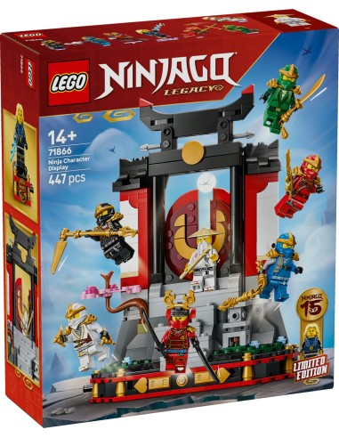 LEGO Ninjago 71866 Display Personaggi Ninja 15° Anniversario 447 Pezzi 8+ LEG6585689 Lego | Futurartshop.com
