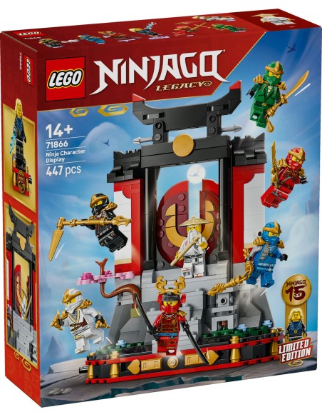LEGO Ninjago 71866 Display Personaggi Ninja 15° Anniversario 447 Pezzi 8+ LEG6585689 Lego | Futurartshop.com