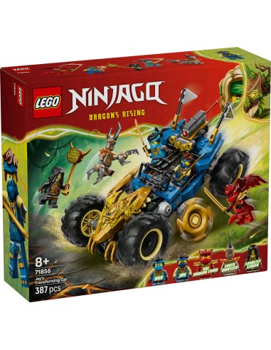 LEGO Ninjago 71856 Jay's Transforming Car to Jet 387 Pieces Age 8+ LEG6585673 Lego | Futurartshop.com