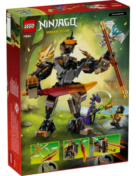 LEGO Ninjago 71854 Mech della Missione di Cole e Drago Zane Dragons Rising 7+ LEG6581065 Lego | Futurartshop.com