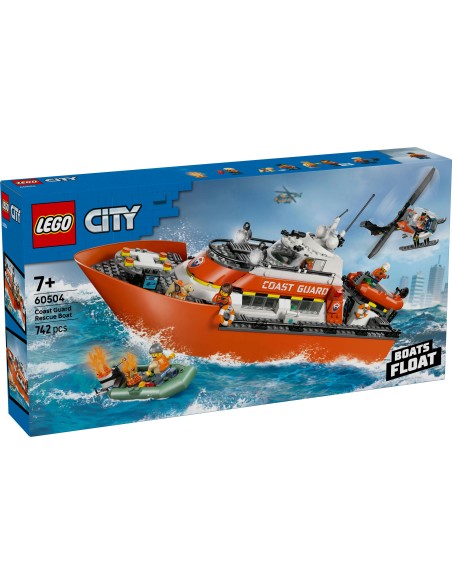 LEGO 60504 City Motoscafo Elicottero Guardia Costiera 7+ LEG6585657 Lego | Futurartshop.com
