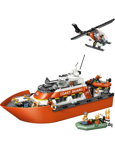 LEGO 60504 City Motoscafo Elicottero Guardia Costiera 7+ LEG6585657 Lego | Futurartshop.com