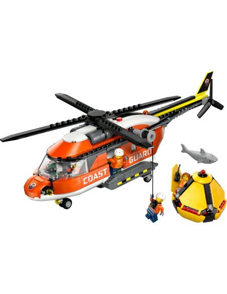 LEGO 60503 City Coast Guard Rescue Helicopter Age 7+ LEG6585655 Lego | Futurartshop.com