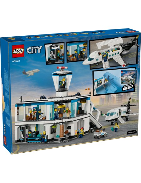 LEGO 60502 City Airport with Passenger Airplane 9 Minifigures 8+ LEG6585653 Lego | Futurartshop.com