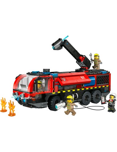 LEGO 60499 City Airport Fire Engine Truck 4 Minifigures 7+ LEG6585647 Lego | Futurartshop.com