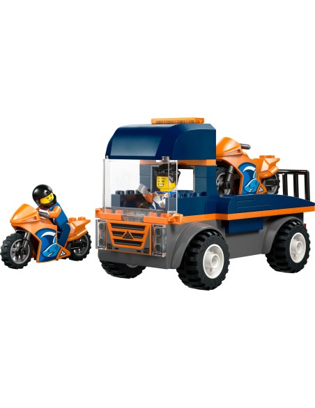 LEGO 60491 City Trasportatore di Moto con Rimorchio 4+ LEG6585633 Lego | Futurartshop.com