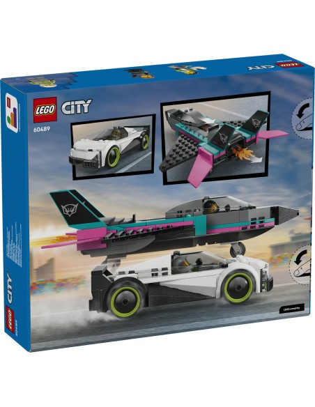 LEGO 60489 City Jet vs Car Supercar Racing Set Age 6+ LEG6585629 Lego | Futurartshop.com