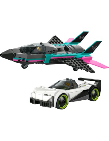 LEGO 60489 City Jet vs Car Supercar Racing Set Age 6+ LEG6585629 Lego | Futurartshop.com