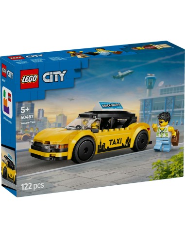 LEGO 60487 City Taxi Giallo Elettrico 2 Minifigure 5+ LEG6581052 Lego | Futurartshop.com