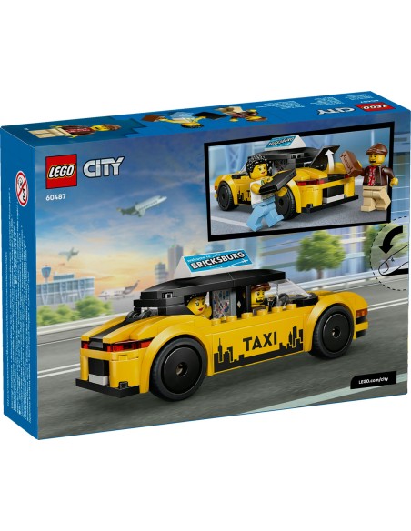 LEGO 60487 City Taxi Giallo Elettrico 2 Minifigure 5+ LEG6581052 Lego | Futurartshop.com