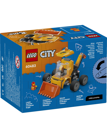 LEGO City 60483 Rides Construction Loader Vehicle Digger 5+ LEG6581044 Lego | Futurartshop.com
