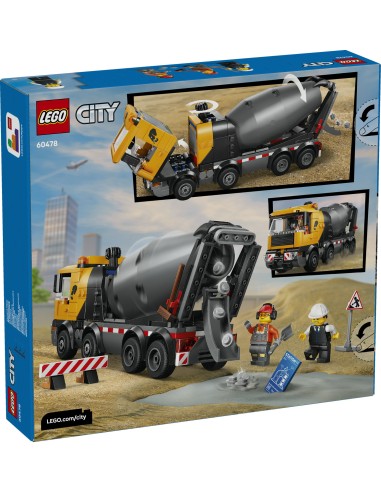 LEGO City 60478 Betoniera Camion Cantiere Costruzioni 7+ LEG6585623 Lego | Futurartshop.com