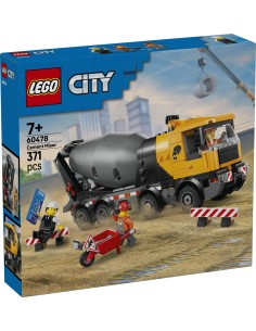 LEGO City 60478 Cement Mixer Construction Truck Vehicle 7+ LEG6585623 Lego | Futurartshop.com