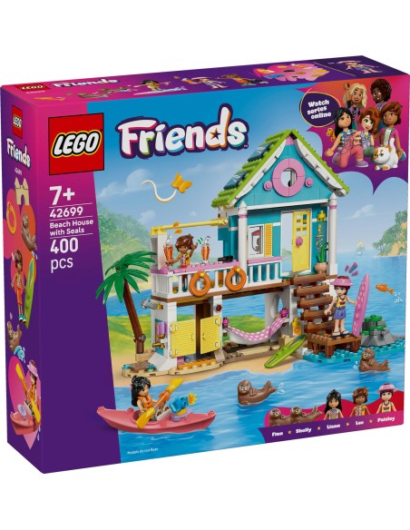 LEGO Friends 42699 Casa Spiaggia Foche Leo Liann Paisley Friends LEG6585609 Lego | Futurartshop.com