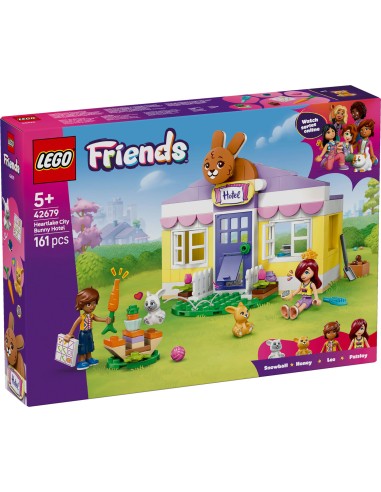 LEGO Friends 42679 Heartlake City Bunny Hotel 161 Pieces 5+ LEG6585582 Lego | Futurartshop.com