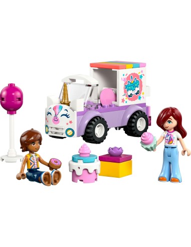 LEGO Friends 42675 Unicorn Cake Delivery Car 67 Pieces Age 4+ LEG6585574 Lego | Futurartshop.com