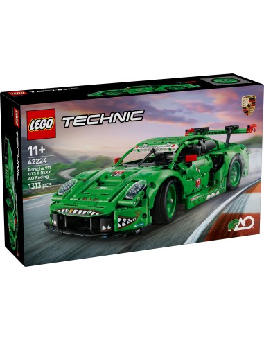 LEGO Technic 42224 Porsche 911 GT3 R REXY AO Racing 1313 Pezzi LEG6588569 Lego | Futurartshop.com