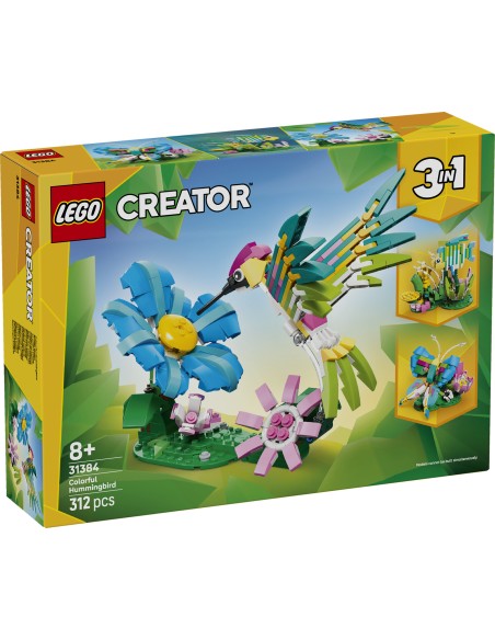 LEGO Creator 31384 Colorful Hummingbird 3in1 8+ LEG6585558 Lego | Futurartshop.com