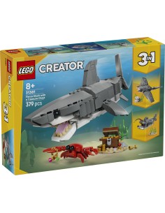 LEGO Creator 31381 Squalo con Scrigno del Tesoro 3in1 8+ LEG6585552 Lego | Futurartshop.com