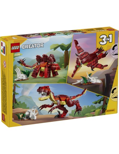 LEGO Creator 31379 Feroce Dinosauro 3in1 283 Pezzi 8+ LEG6581020 Lego | Futurartshop.com