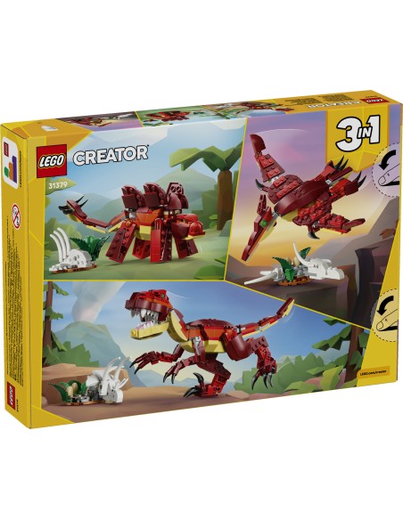 LEGO Creator 31379 Fierce Dinosaur 3in1 283 Pcs 8+ LEG6581020 Lego | Futurartshop.com