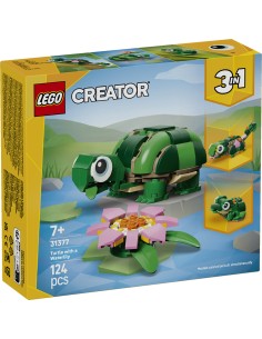 LEGO Creator 31377 Turtle Water Lily Flower 3in1 124 Pcs 7+ LEG6581018 Lego | Futurartshop.com