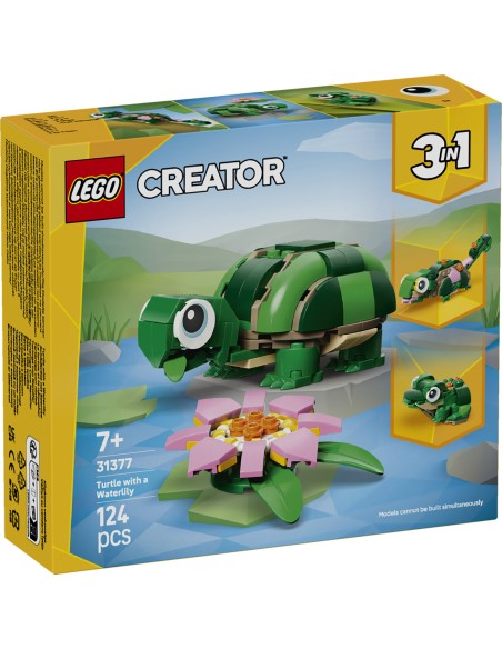 LEGO Creator 31377 Tartaruga con Fiore di Ninfea 3in1 7+ LEG6581018 Lego | Futurartshop.com