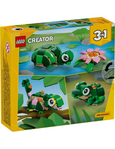LEGO Creator 31377 Turtle Water Lily Flower 3in1 124 Pcs 7+ LEG6581018 Lego | Futurartshop.com