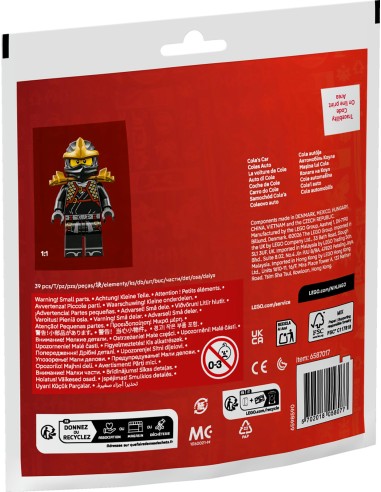 LEGO NINJAGO 30723 Ninja Cole's Car Polybag 39 Pieces 6+ LEG6587017 Lego | Futurartshop.com